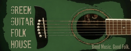 Green Guitar Logo - Green Guitar Folk House - Live Folk Music in Kansas City